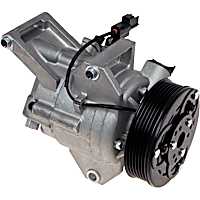 6513312 A/C Compressor, With Clutch, 6-Groove Pulley, 65 Series