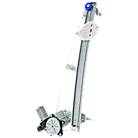 Front, Driver Side Power Window Regulator, With Motor
