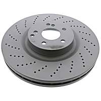 Genuine Mercedes Benz Brake Disc (Vented and Cross Drilled) (360 X 36 mm) - Replaces OE Number 000-421-20-12 07