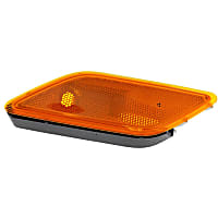 212-820-01-21 Genuine Mercedes Benz Side Marker Lens - Front, Driver Side, Direct Fit, Amber Lens, Sold individually