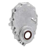 21-152 Timing Cover, Natural, Aluminum Single Plane Chevy Small Block V8 Series