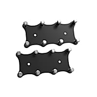 561-128 Universal, Ignition Coil Bracket - Black Steel 