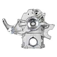 97-372 Timing Cover, Silver, Cast Aluminum