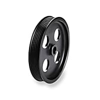 97-383 Power Steering Pump Pulley - Black, Aluminum, Serpentine, Universal, Sold individually