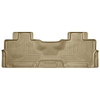 14363 Second Row Weatherbeater Series Molded Floor Liner, Tan Made of Rubberized/Thermoplastic