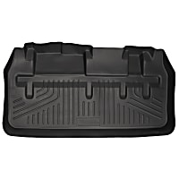 44041 Weatherbeater Series Cargo Mat - Black, Rubberized/Thermoplastic, Molded Cargo Liner, Direct Fit, Sold individually