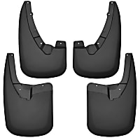 58176 Front and Rear, Driver and Passenger Side Mud Flaps, Set of 4