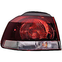 009922151 Driver Side Halogen Tail Light, Without bulb(s), OE Replacement