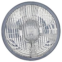 55 2796 100 Driver or Passenger Side Halogen Headlight, Without bulb(s), OE Replacement