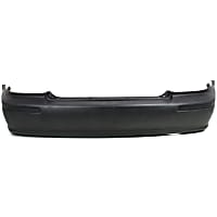 Rear Primed Bumper Cover, With Molding Holes