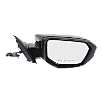 Passenger Side Mirror, Power, Manual Folding, Non-Heated, Paintable, Without Signal Light, Without memory, Without Puddle Light, Without Auto-Dimming, Without Blind Spot Feature