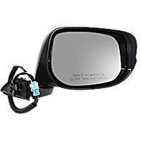 Passenger Side Mirror, Power, Manual Folding, Non-Heated, Paintable, Without Signal Light, Without memory, Without Puddle Light, Without Auto-Dimming, Without Blind Spot Feature