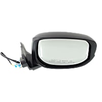 Passenger Side Mirror, Power, Manual Folding, Non-Heated, Paintable, Without Signal Light, Without memory, Without Puddle Light, Without Auto-Dimming, Without Blind Spot Feature