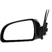 Driver Side Mirror, Power, Non-Folding, Heated, Paintable, Without Signal Light, Without memory, Without Puddle Light, Without Auto-Dimming, Without Blind Spot Feature