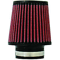 X-1010-BR Universal Air Filter - Red, Cotton Gauze, Washable, Universal, Sold Individually