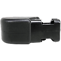 Front, Driver Side Bumper End, Primed Plastic