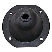 J0907107 Shift Boot - Black, Rubber, Direct Fit, Sold Individually