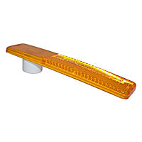 J0994020 Side Marker Lens - Direct Fit, Amber, Plastic, Sold Individually
