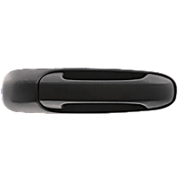 Rear, Passenger Side Textured Black Exterior Door Handle, Without Key Hole