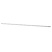 J8993415 Antenna - Natural, Stainless Steel, Fixed Antenna, Direct Fit