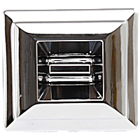 Front or Rear, Driver or Passenger Side Window Switch, Chrome, 1-Button