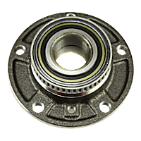 Front, Driver or Passenger Side Wheel Hub, With Bearing, 5 x 4.72 in. Bolt Pattern