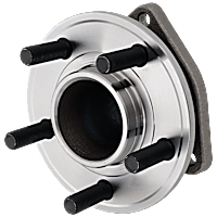 Front, Driver or Passenger Side Wheel Hub, with Bearing, Rear Wheel Drive