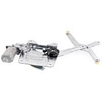 Front, Passenger Side Power Window Regulator, With Motor