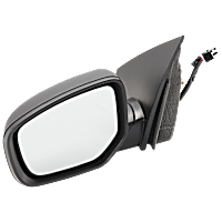Driver Side Mirror, Power, Manual Folding, Non-Heated, Paintable, No Signal Light, No Memory, No Puddle Light, No Auto-Dimming, No Blind Spot Feature