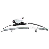 Front, Driver Side Power Window Regulator, With Motor
