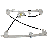 Front, Driver Side Power Window Regulator, Without Motor