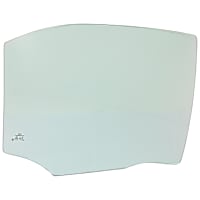 Rear, Passenger Side Door Glass, Green Tint, Without Clips, Replaces NAGS No. DD10923 GTNN