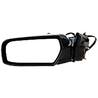 Driver Side Mirror, Power, Manual Folding, Heated, Paintable, Without Signal Light, With memory, Without Puddle Light, Without Auto-Dimming, Without Blind Spot Feature