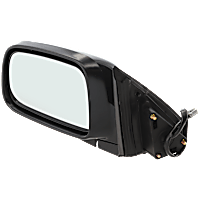 Driver Side Mirror, Power, Non-Heated, Manual Folding, Paintable, No Signal Light, No Memory, No Puddle Light, No Auto-Dimming, No Blind Spot Feature
