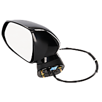 Driver Side Mirror, Power, Manual Folding, Non-Heated, Paintable, Without Signal Light, Without memory, Without Puddle Light, Without Auto-Dimming, Without Blind Spot Feature