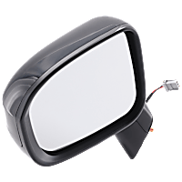 Driver Side Mirror, Power, Manual Folding, Non-Heated, Paintable, No Signal Light, No Memory, No Puddle Light, No Auto-Dimming, No Blind Spot Feature