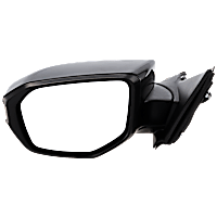 Driver Side Mirror, Power, Manual Folding, Heated, Paintable, Without Signal Light, Without memory, Without Puddle Light, Without Auto-Dimming, Without Blind Spot Feature