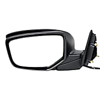 Driver Side Mirror, Power, Manual Folding, Heated, Paintable, Without Signal Light, Without memory, Without Puddle Light, Without Auto-Dimming, Without Blind Spot Feature, EX Model