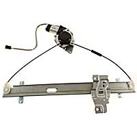 Front, Passenger Side Power Window Regulator, With Motor