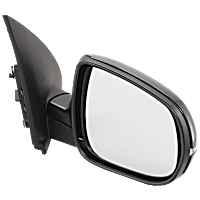 Passenger Side Mirror, Power, Manual Folding, Heated, Paintable, In-housing Signal Light, No Memory, No Puddle Light, No Auto-Dimming, No Blind Spot Feature