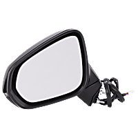 Driver Side Mirror, Power, Manual Folding, Heated, Paintable, In-housing Signal Light, With memory, Without Puddle Light, Without Auto-Dimming, Without Blind Spot Feature