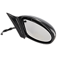Passenger Side Mirror, Power, Manual Folding, Heated, Paintable, No Signal Light, No Memory, No Puddle Light, No Auto-Dimming, No Blind Spot Feature