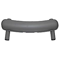 1620607000 Muffler (Racing 911 R type) Primered Steel (70 mm Dual Tail Pipes) - Replaces OE Number 99 1010 001