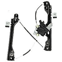 Front, Passenger Side Power Window Regulator, With Motor