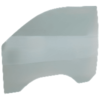 Front, Driver Side Door Glass, Green Tint, Replaces NAGS No. DD11254GTN