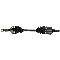 Front, Driver Side Axle Assembly, Front Wheel Drive/All Wheel Drive, For Models with Automatic CVT