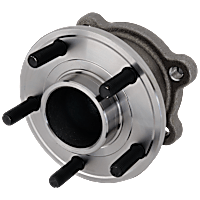 Rear, Driver or Passenger Side Wheel Hub, With Bearing, With Sensor, 5 x 4.25 in. Bolt Pattern