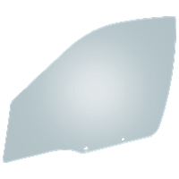 Front, Driver Side Door Glass, Green Tint, Non-Laminated, Replaces NAGS No. DD08627GTN