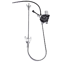 Front, Driver Side Power Window Regulator, With Motor