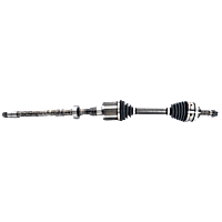 Front, Passenger Side Axle Assembly, All Wheel Drive, Updated Design, Standard Duty